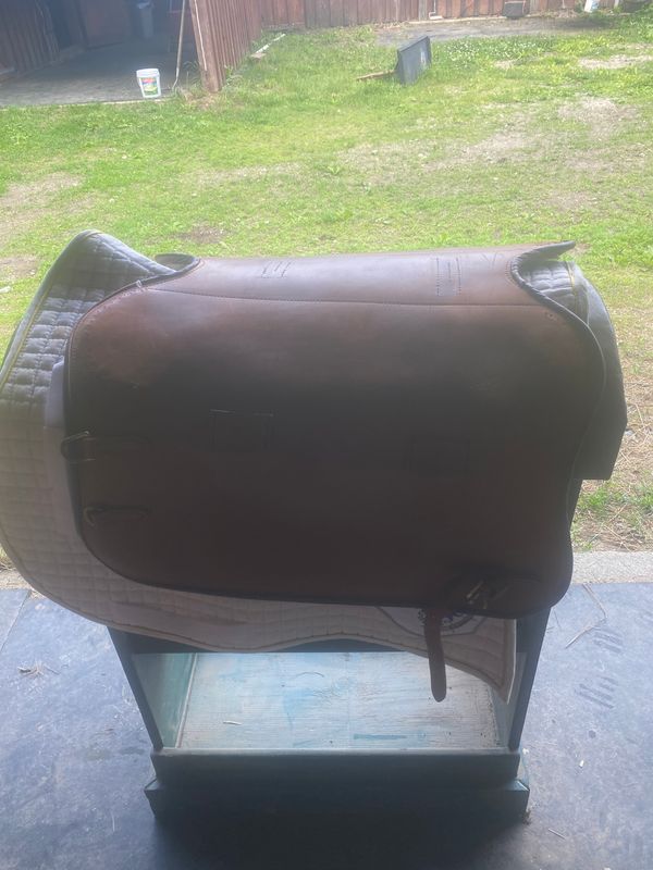 Leather saddle Pad