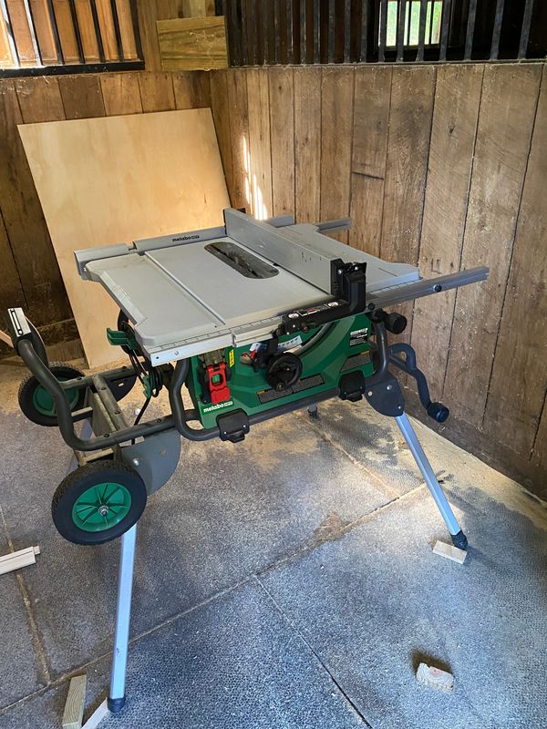 Table saw in perfect conditions