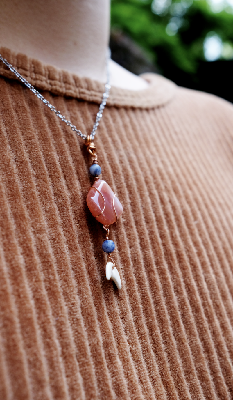 the mindful moon pendant