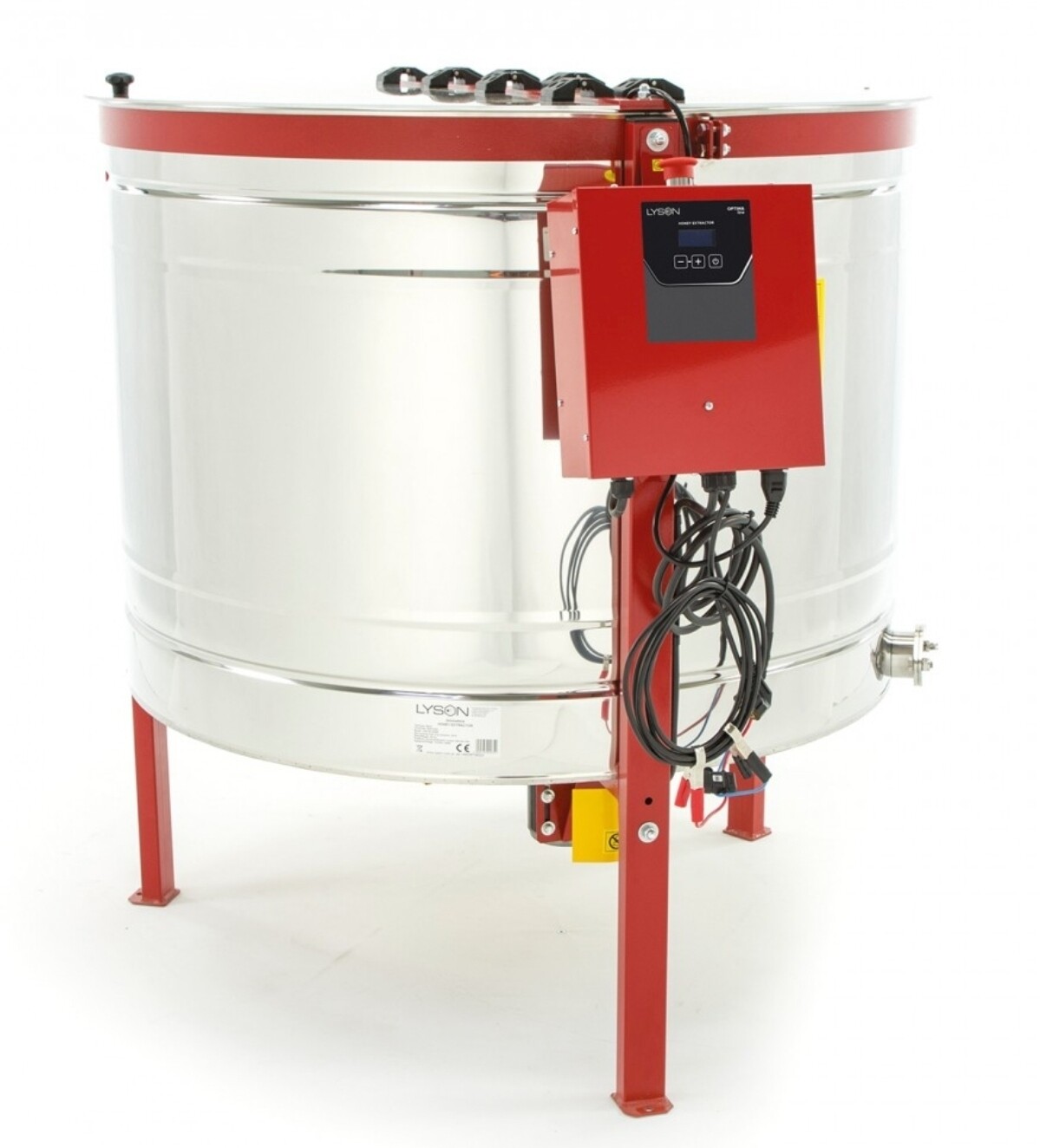 6 Waben Selbstwendeschleuder, Dadant, Elektrisch 12V/230V, Ø1000MM – Optima Line