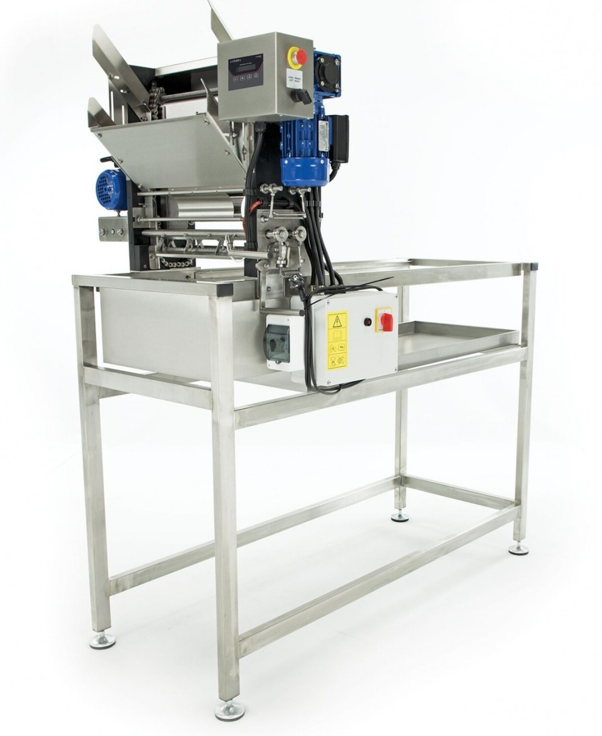 Entdeckelungsmaschine 400V,  4 Rähmchen/ Min, mit automatischem Vorschub und elektrisch beheizten Messern