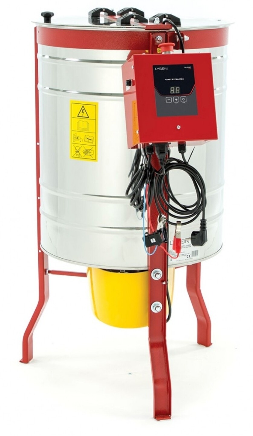 4- Waben Diagonalschleuder,  DNM, Langstroth, Zander, Elektrisch 12V/230V,  Ø500MM  - Classic Line
