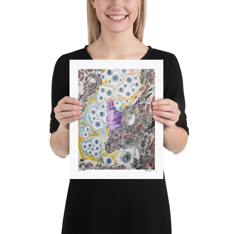 Point/Drag Art Print