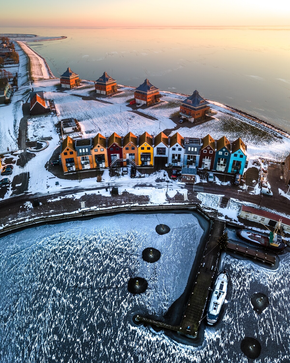 Stavoren in de winter