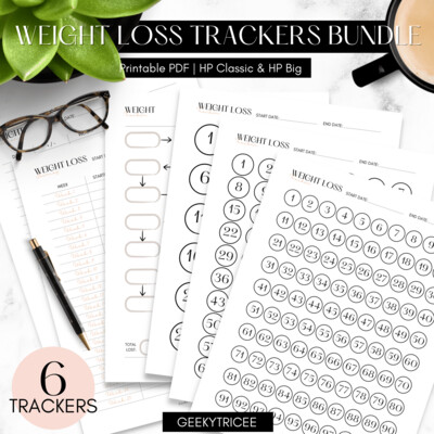 Weight Loss Trackers Bundle | HP Classic & Big