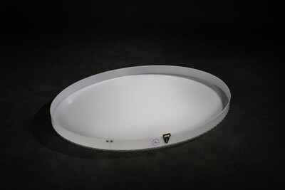 Epoxy Table Mold 47" x 35" - 120 cm x 90 cm HDPE Resin Casting Ellipse Oval
