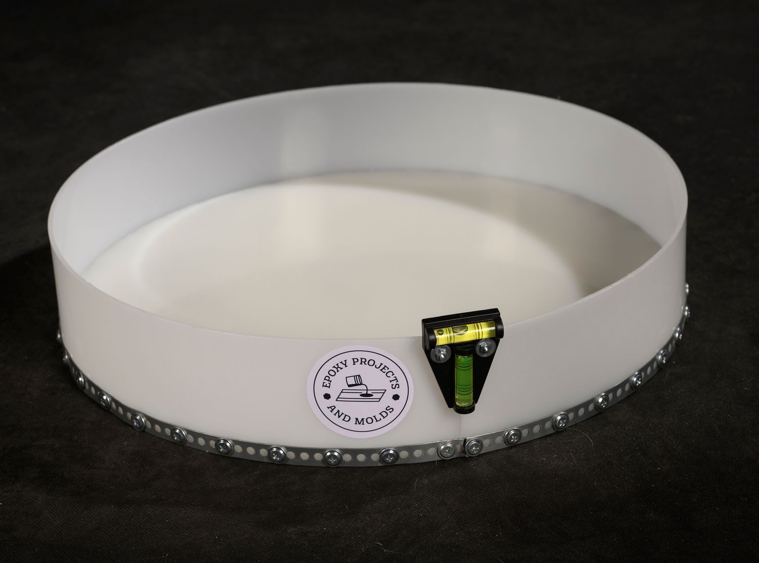 Epoxy Round Clock Tray Table Mold 15,75" - diameter 40 cm HDPE Epoxy Round Clock Tray Table Mold 15,75" - diameter 40 cm HDPE