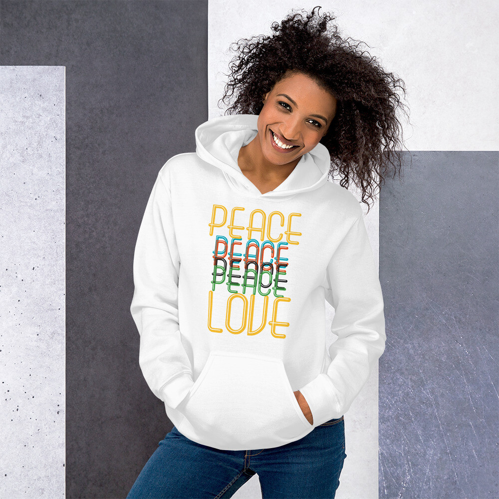 Unisex Hoodie Peace and Love