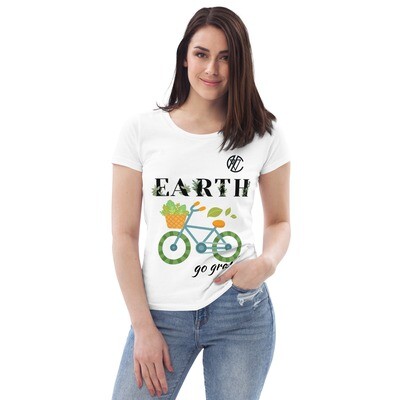 Verona's Closet Go Green Women's Fitted Eco Tee Shirt