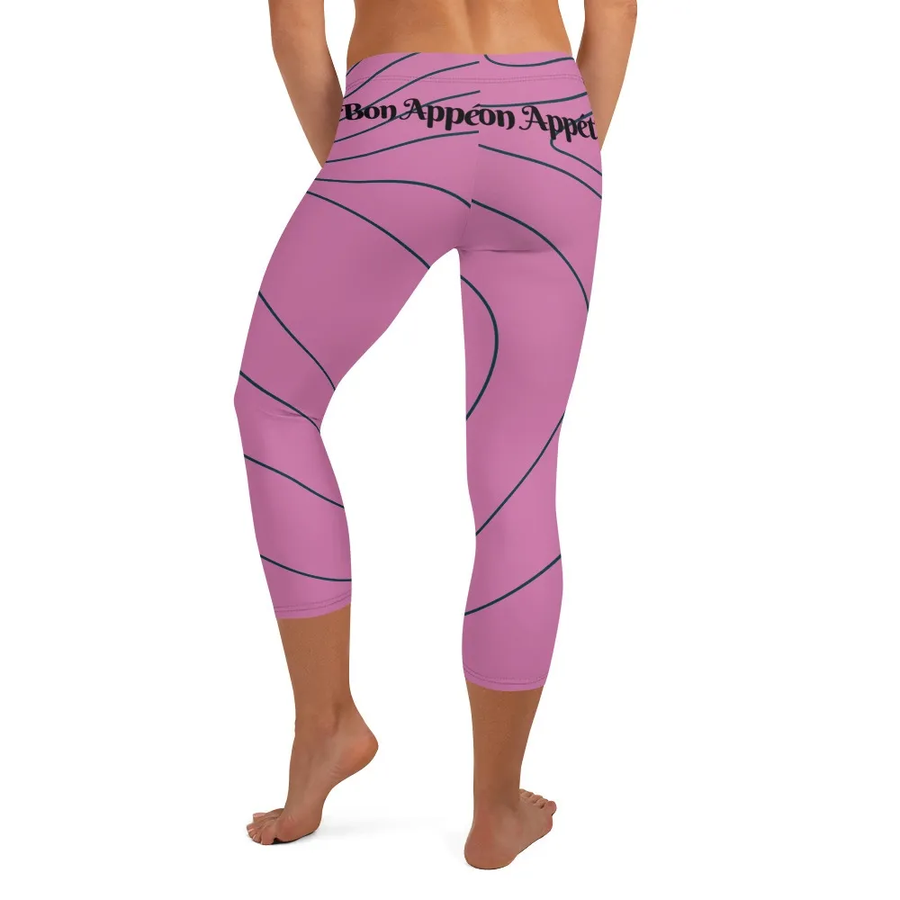 Verona's Closet Abstract 44 Capri Leggings