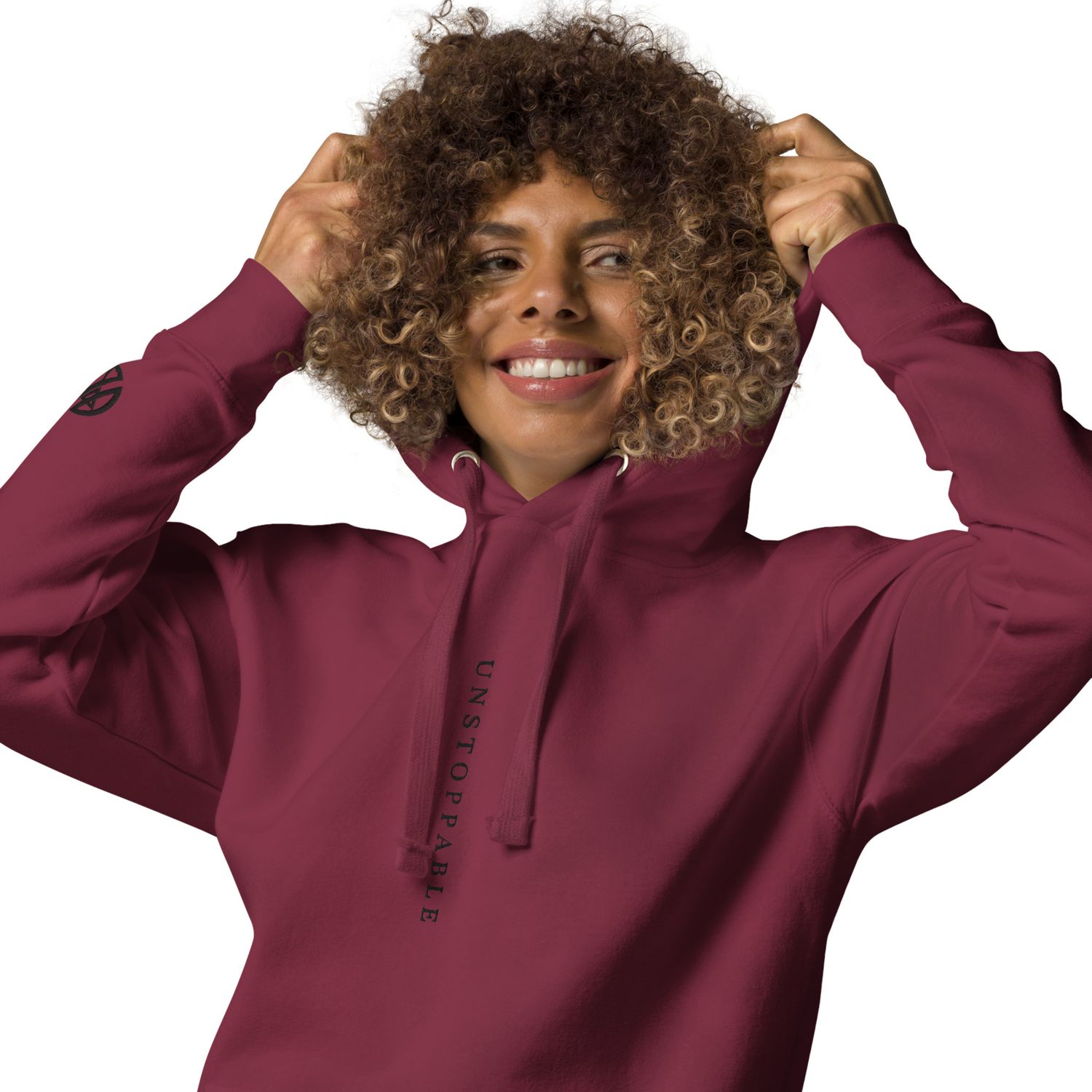 Verona's Closet Unstoppable  Premium Embroidery Unisex Hoodie 