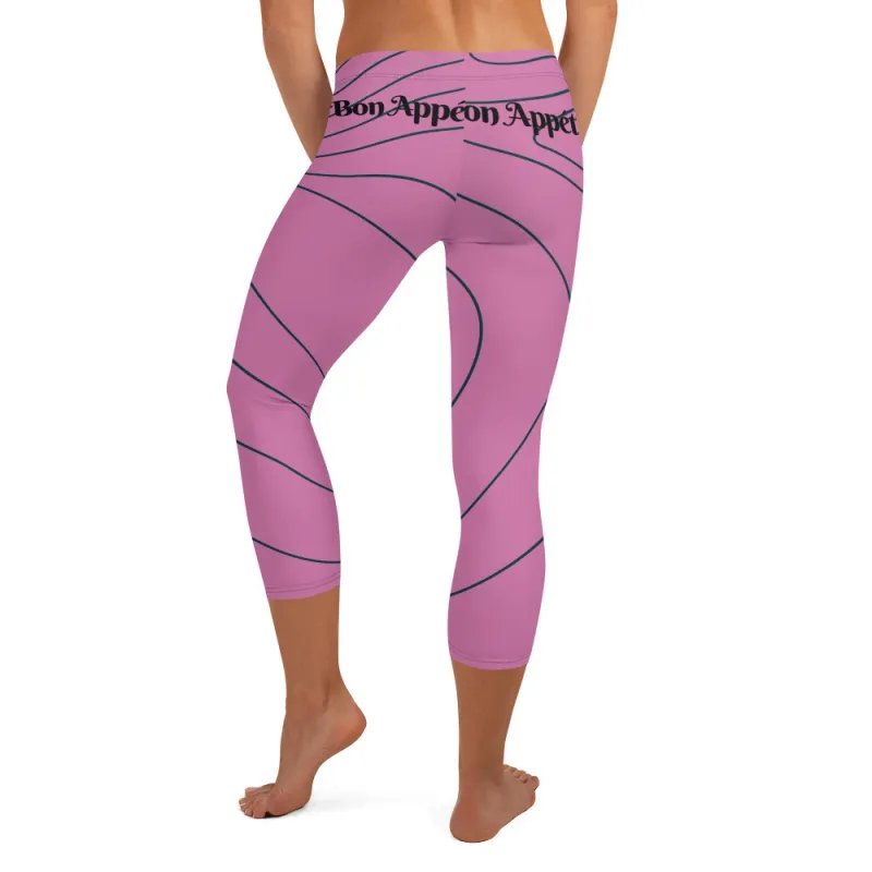 Verona's Closet Abstract 44 Capri Leggings