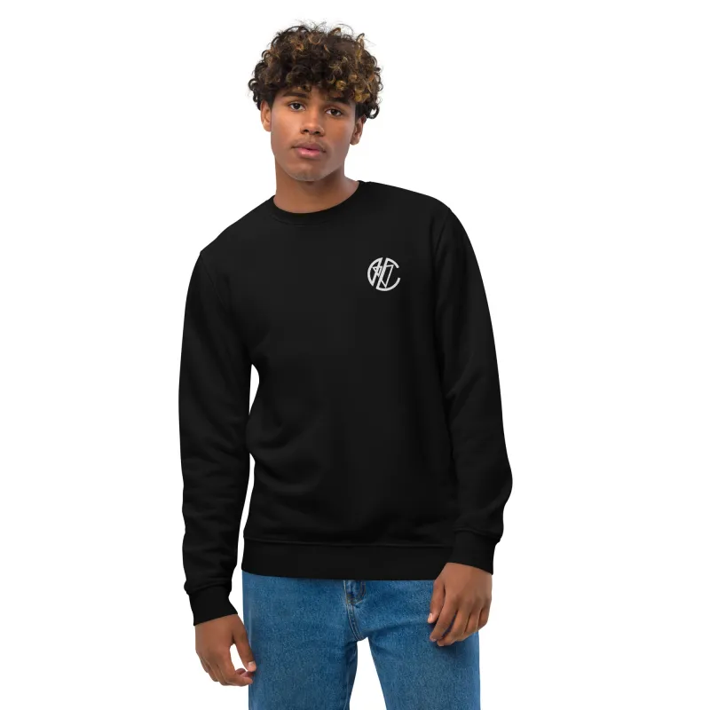 Verona's Closet Unisex eco sweatshirt with White Embroidery Logo