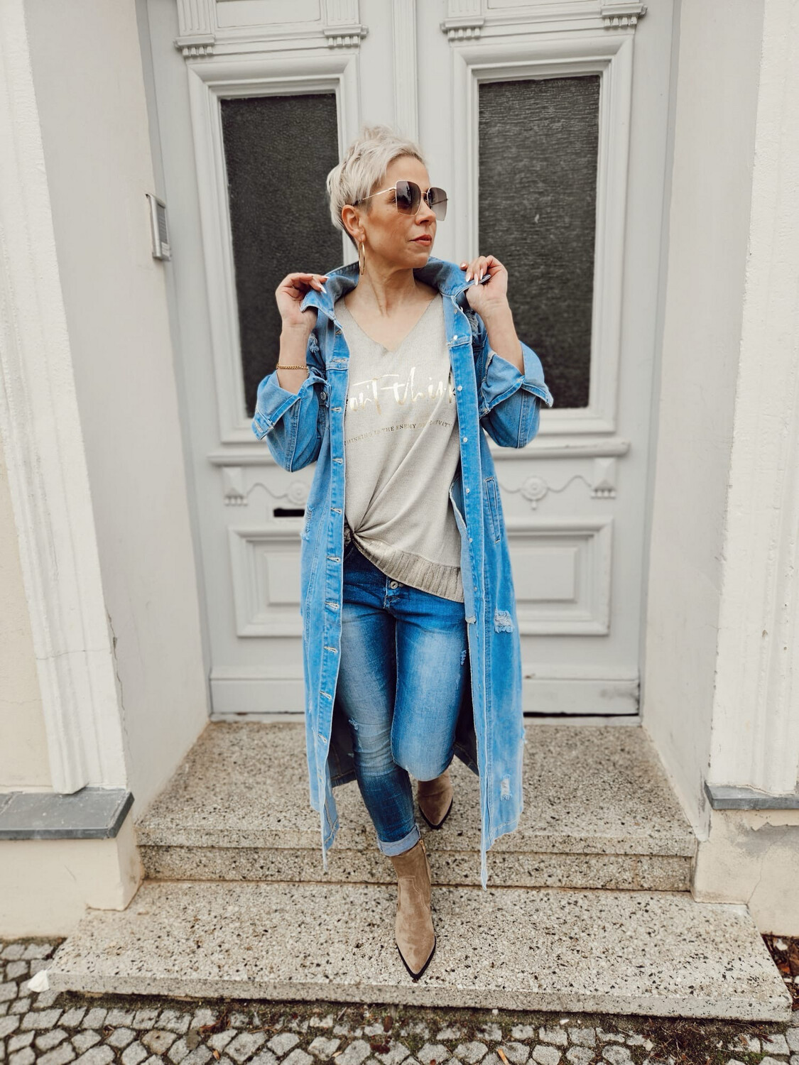 Jeansmantel Gr. XXL , kommt aus Nrp.