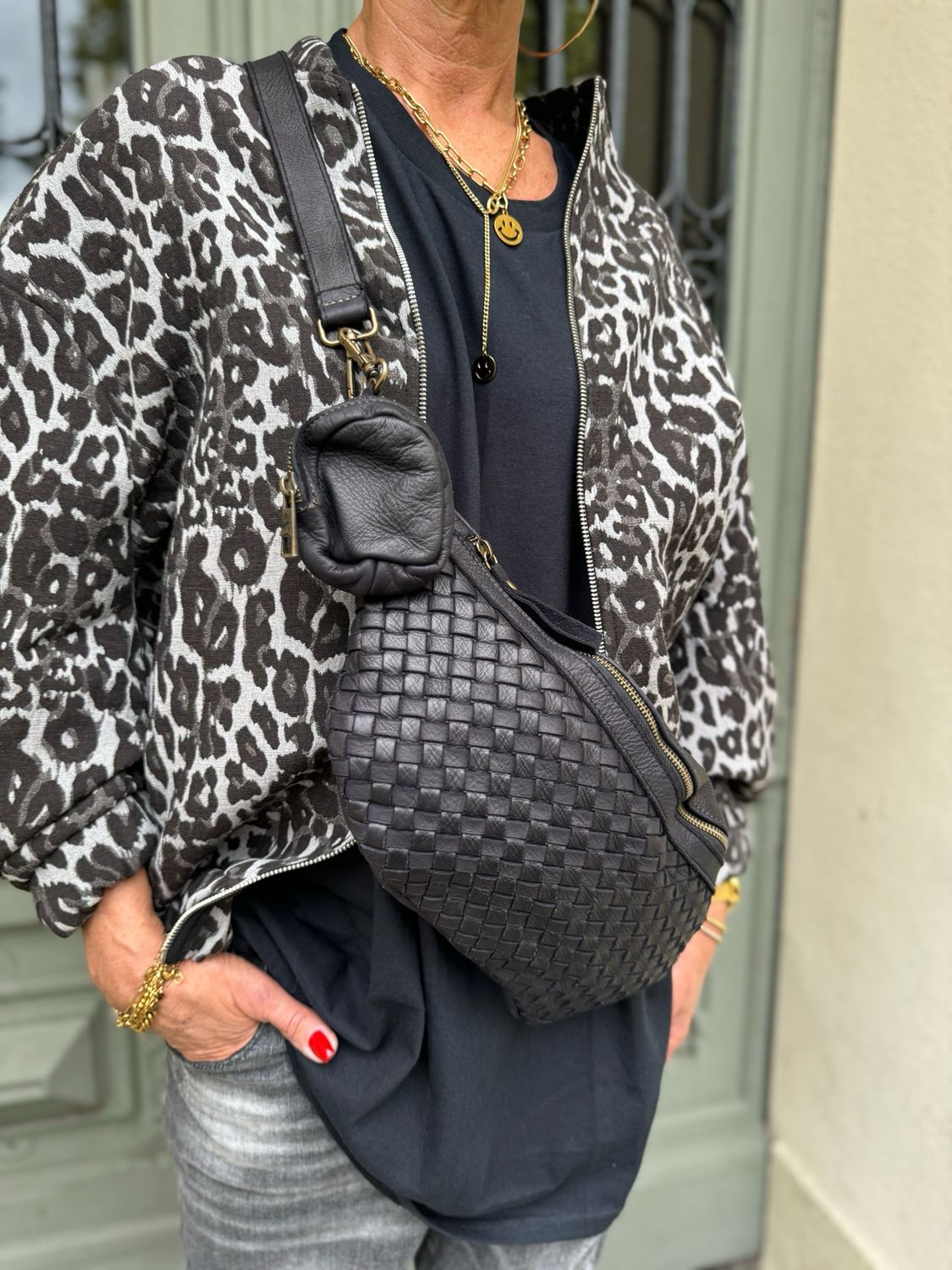 Leo Bomber Grau Julia