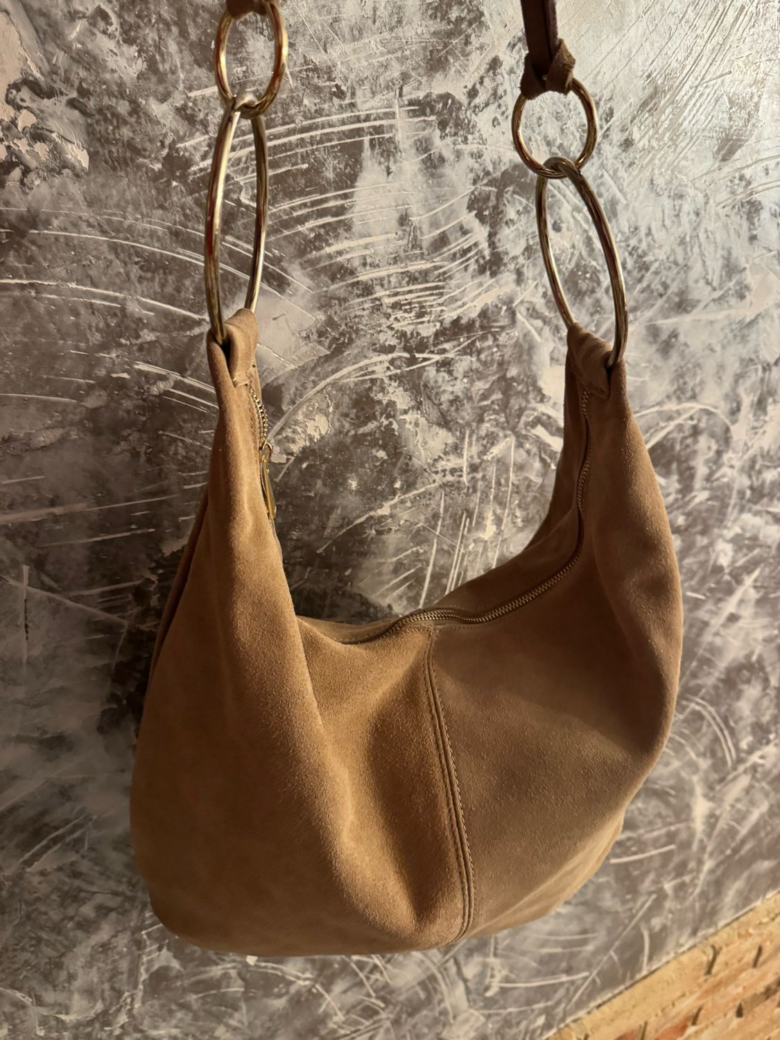 Bag Katharina, beige, Echtleder