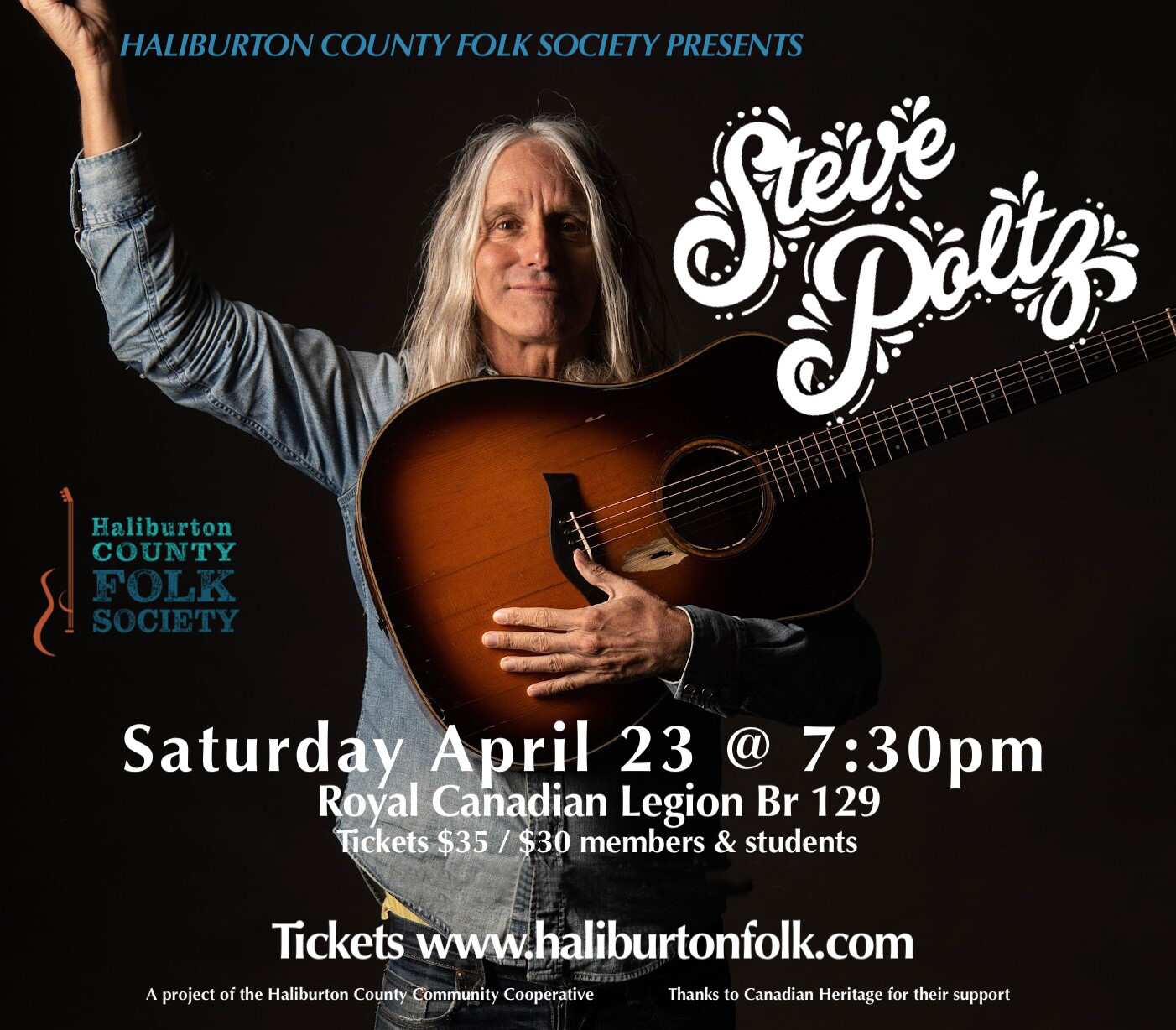 An Evening with Steve Poltz - Sat. Apr. 23