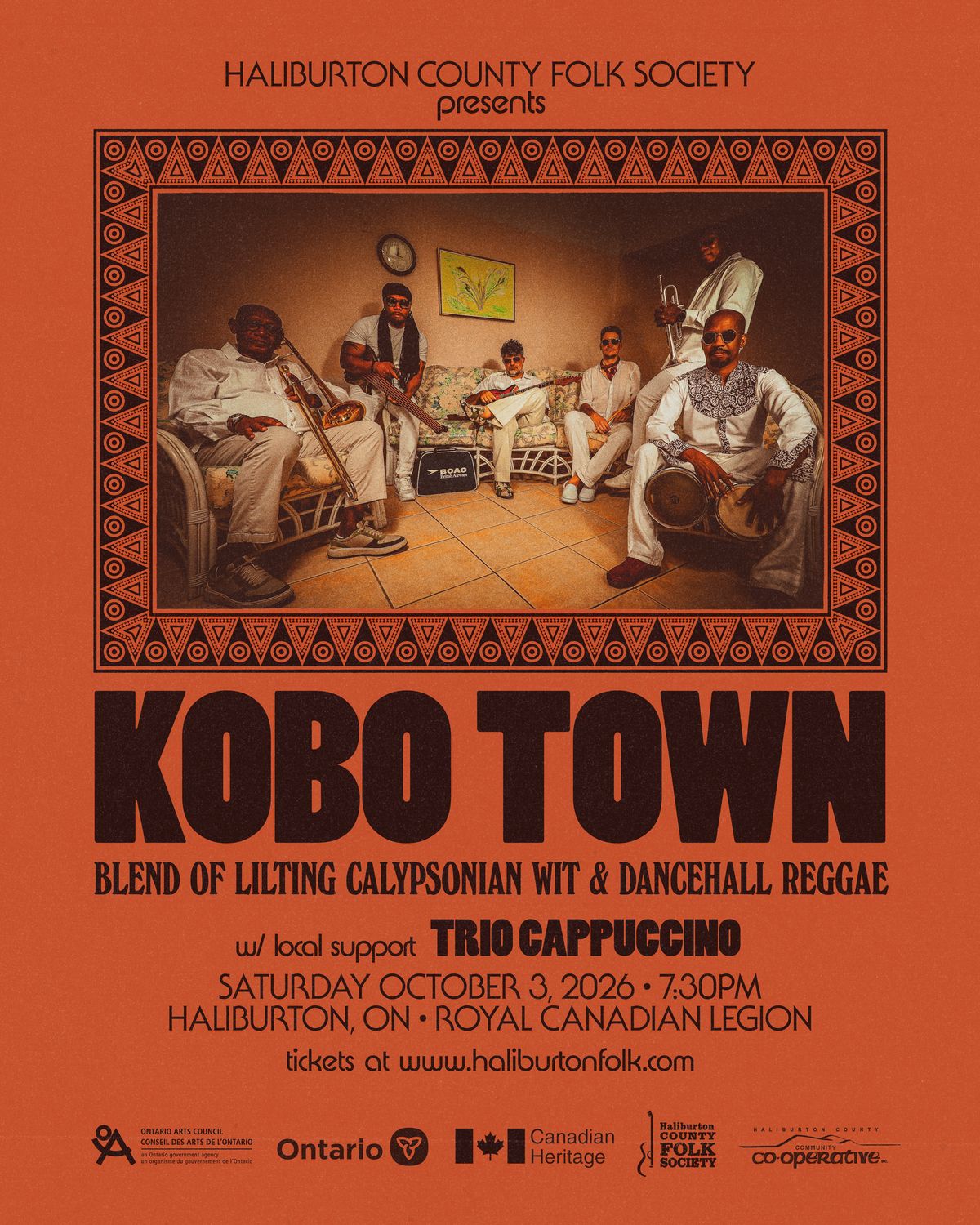 Kobo Town - Saturday October 3, 2026