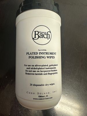 Vincent Bach Plated Instrument Polishing Wipes