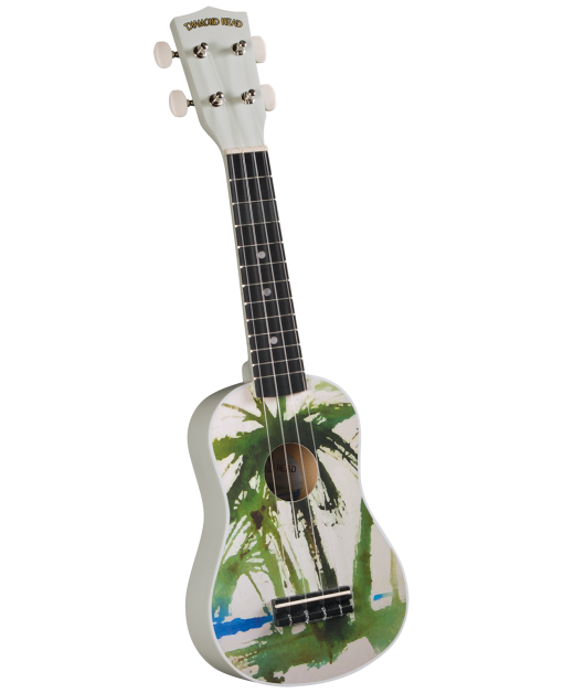 Diamond Head Ukulele - Satin Palm Tree