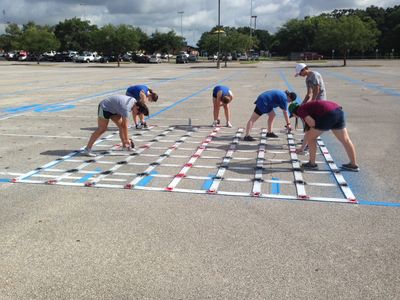 Marching Field Grid Template