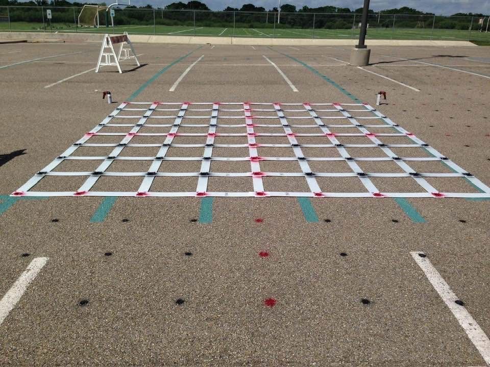 Marching Field Grid Template