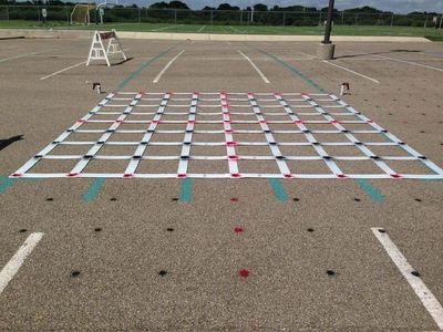 Marching Field Grid Template