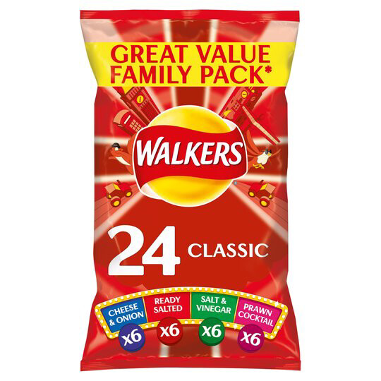 Walkers Crisps 24 Pack Classic
