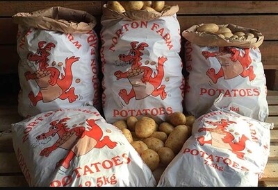  sack of potatoes - 25kg - Norton farm  00199