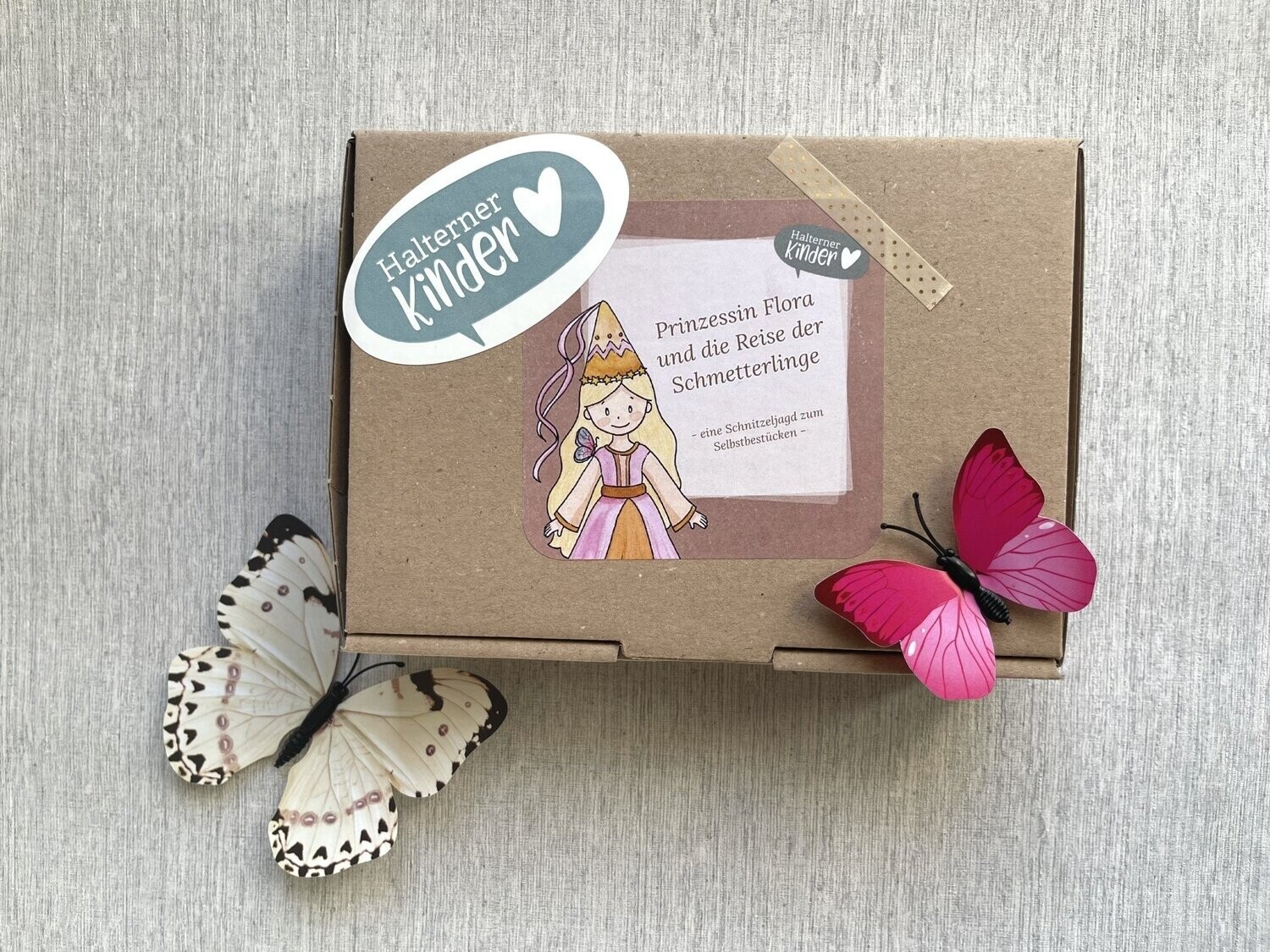 Abenteuerbox "Prinzessin Flora und die Reise ins Land der Schmetterlinge"