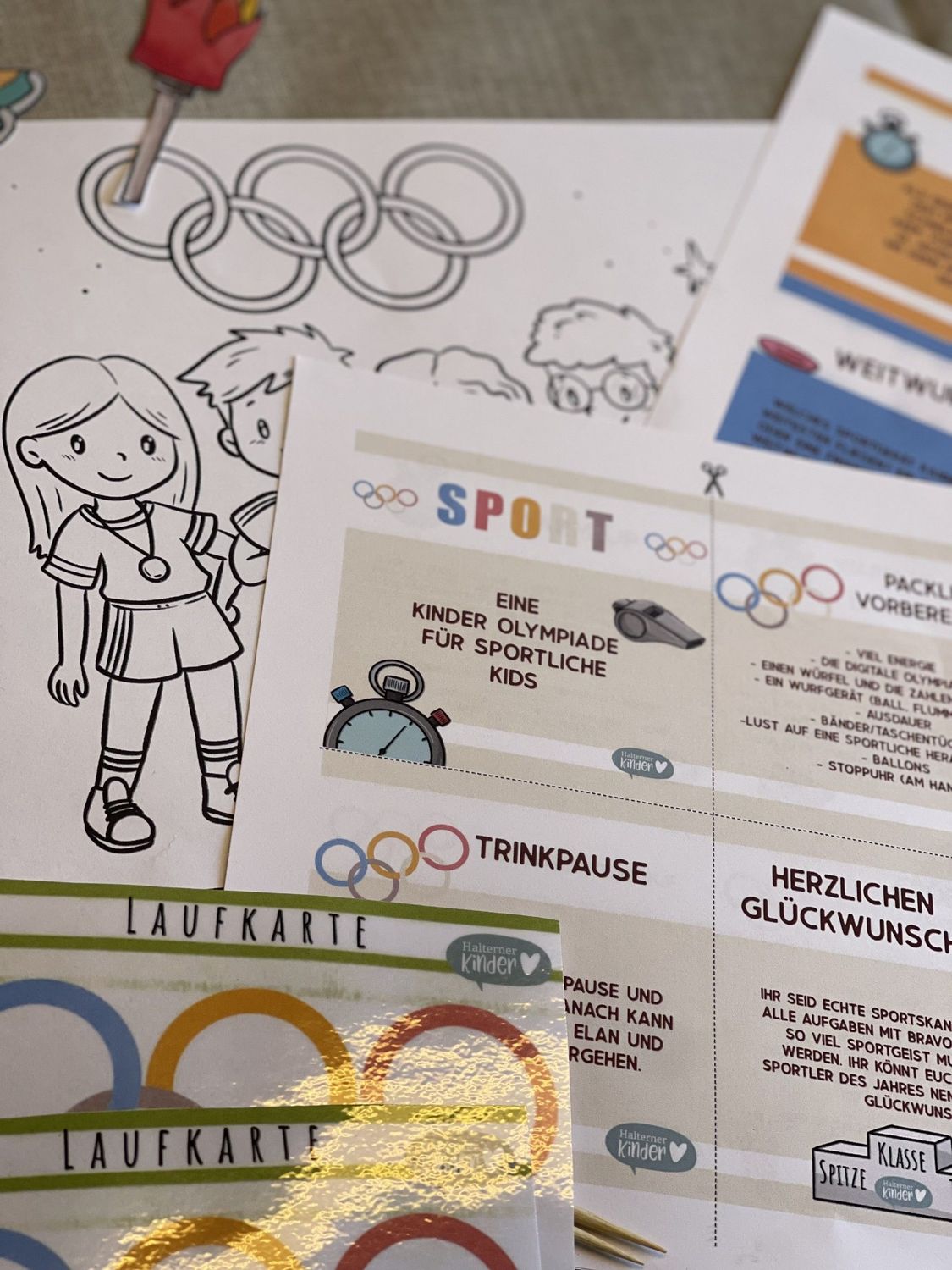 Sportolympiade für Kinder