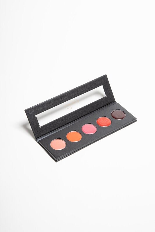 PALETTE ROUGE À LÈVRES PLEINE (5 GODETS)