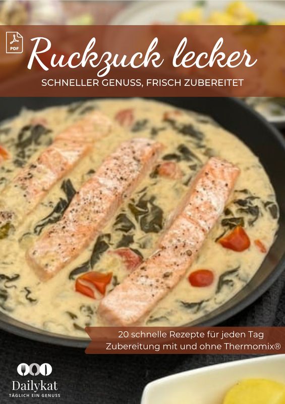 Rezeptheft Ruckzuck lecker - Digitaler Download Rezeptheft Ruckzuck lecker - Digitaler Download