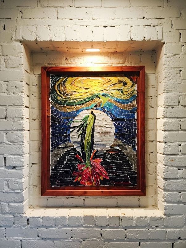 Signed canvas editions, custom‑framed in handcrafted reclaimed wood.