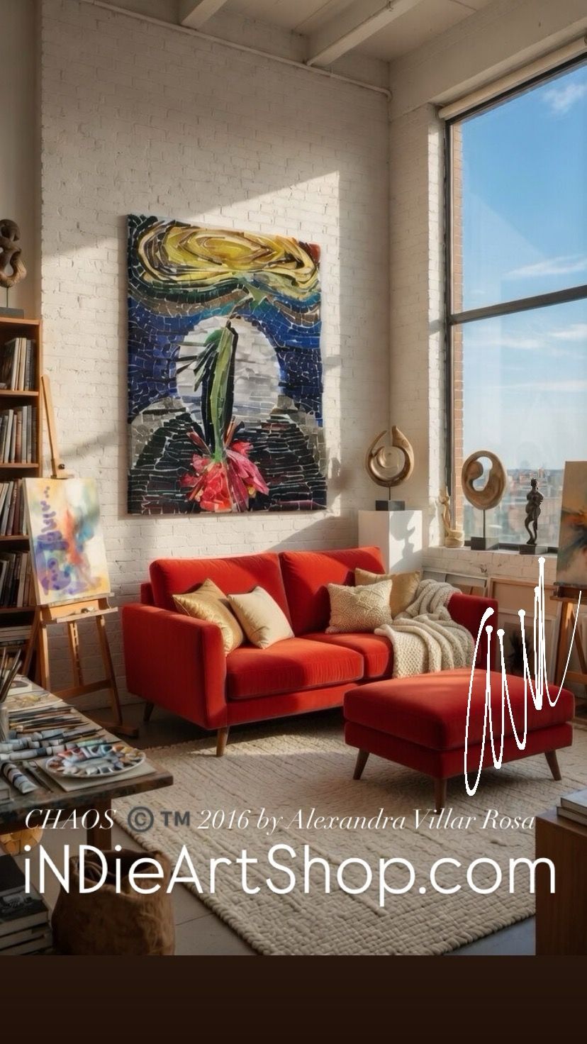 CHAOS © SIGNED CANVAS PRINT