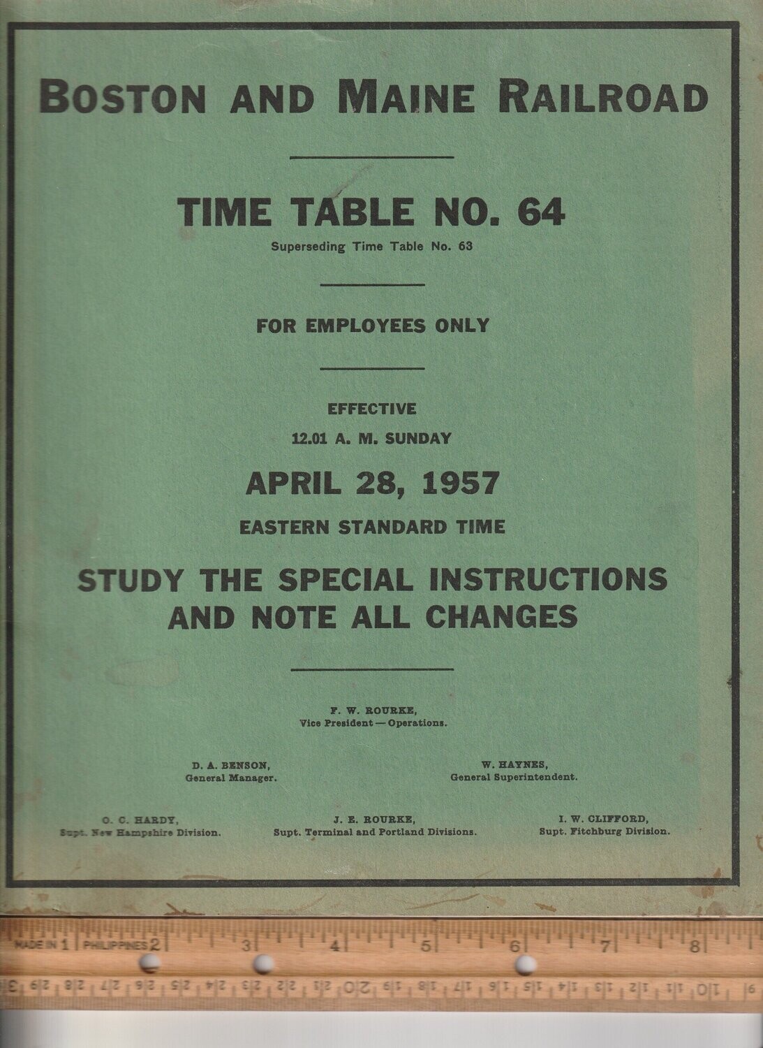 Boston & Maine Railroad 1957