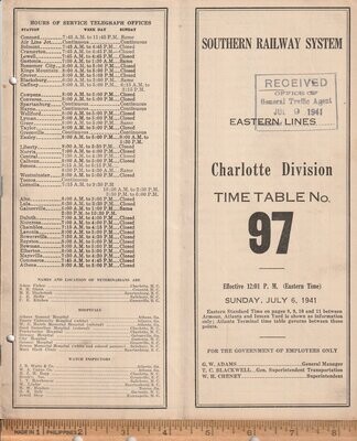 Southern Charlotte Division 1941