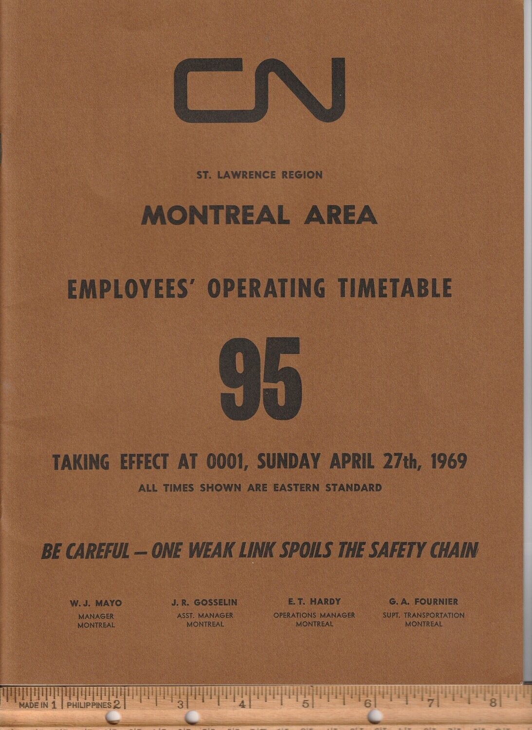 Canadian National Montreal Area 1969