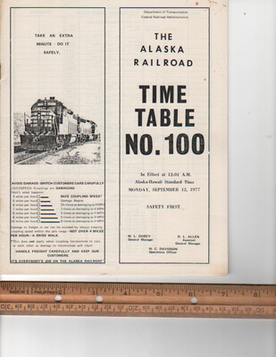 Alaska Railroad 1977