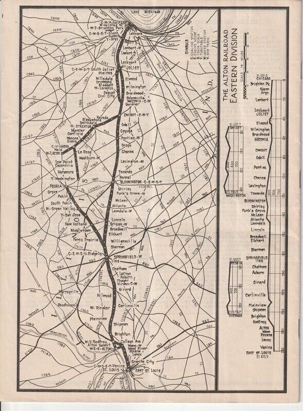 Alton Eastern Division map 1942