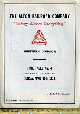 Alton Western Division 1933