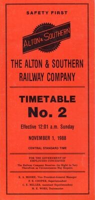 Alton & Southern Railway 1988