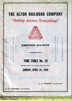 Alton Eastern Division 1938