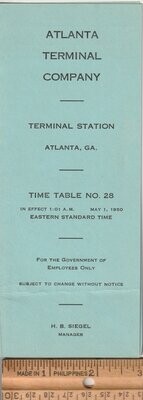 Atlanta Terminal Company 1950