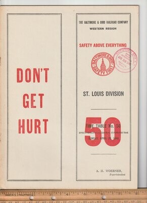 Baltimore & Ohio St. Louis Division 1948