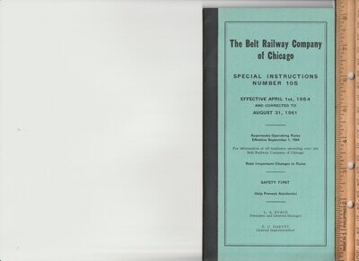 Belt Railway Company of Chicago 1961