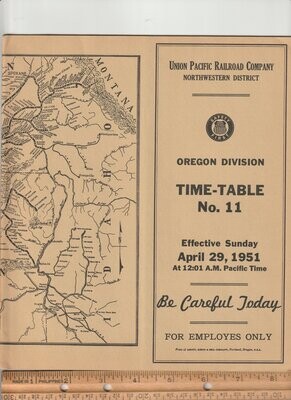 Union Pacific Oregon Division 1951