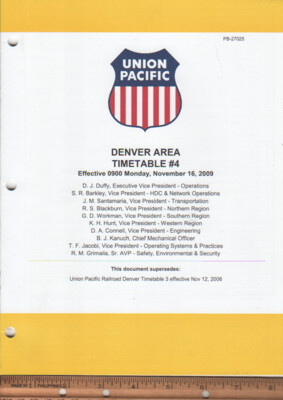 Union Pacific Denver Area 2009