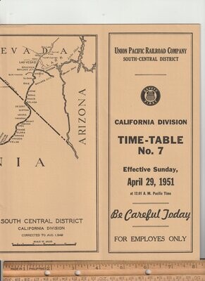 Union Pacific California Division 1951