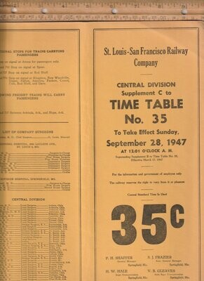 St. Louis-San Francisco Central Division 1947